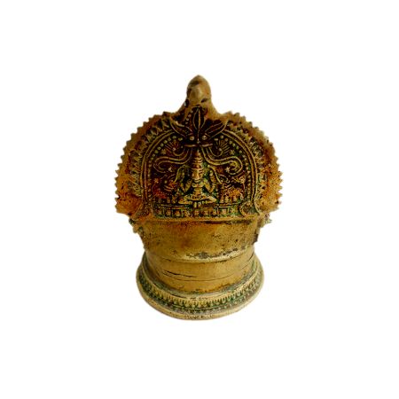 Laxmi Brass Oil Lamp (Ht-5.25 Inches)