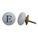 E Alphabet Ceramic Cabinet Knob
