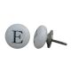 E Alphabet Ceramic Cabinet Knob