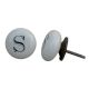 S Alphabet Ceramic Cupboard Door Knob