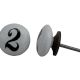 Number Ceramic Knob -2