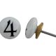 Number Ceramic Knob -4