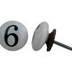 Number Ceramic Knob -6