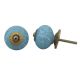 Turquoise Flower Knob (1)