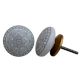 Grey Wheel Flat Knob