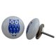 Blue Owl Flat Kids Ceramic Knob