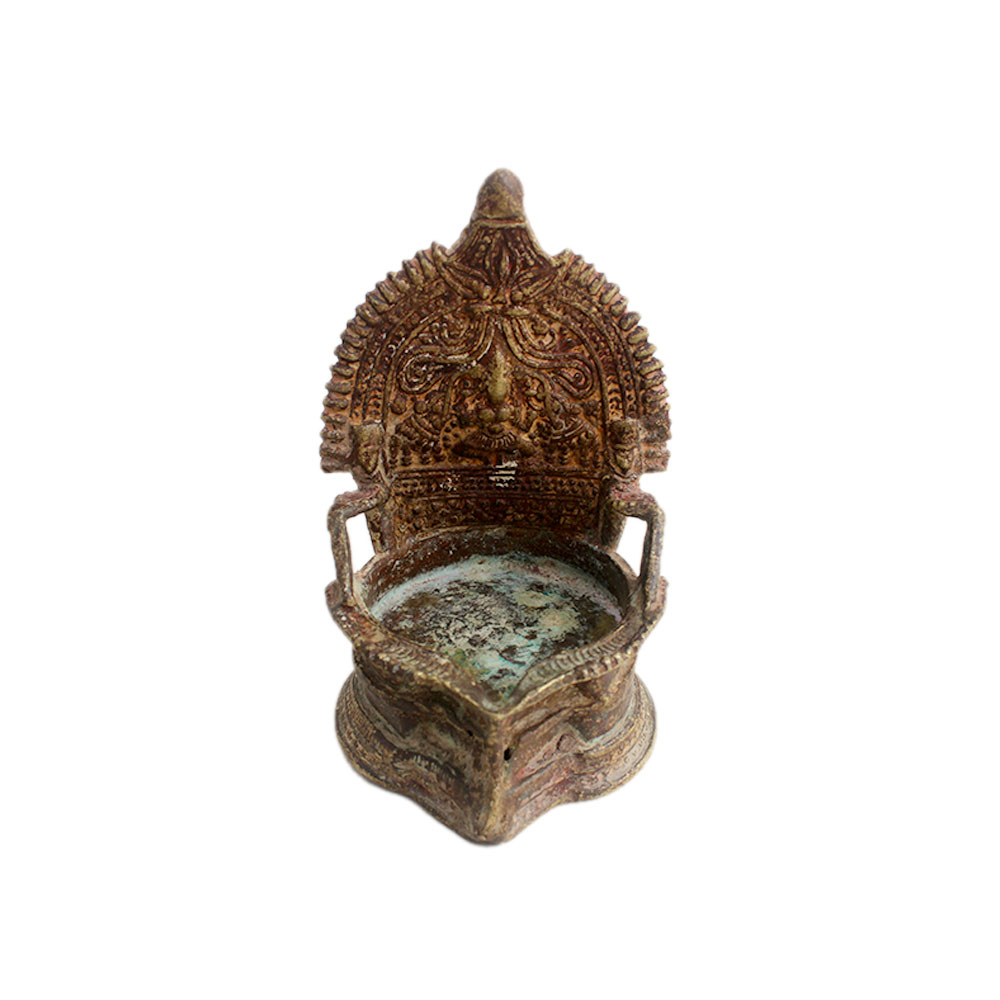 Laxmi Brass Oil Lamp (Ht -5.6 Inches)