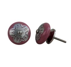 Pink Strewn Flat Knob-03