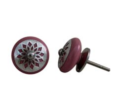 Pink Strewn Flat Knob-06