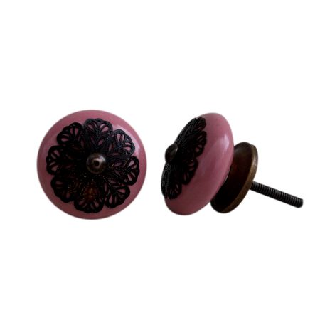 Pink Strewn Flat Knob-02