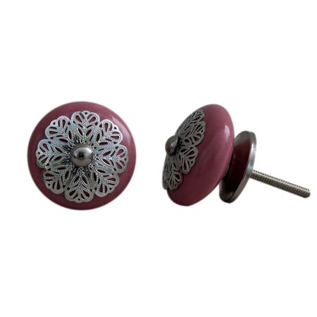 Pink Strewn Flat Knob-02