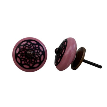 Pink Strewn Flat Knob-04