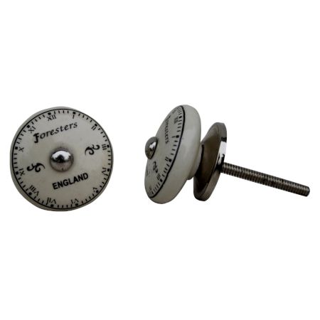 England Clock Ceramic Knob