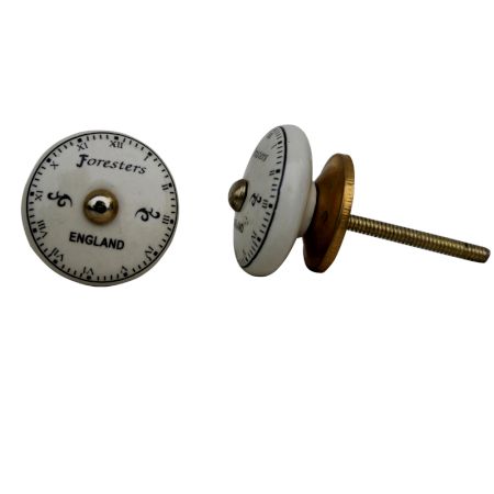 England Clock Ceramic Knob