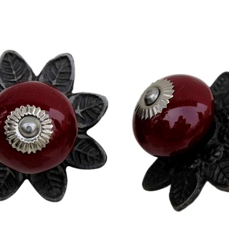 Cherry Round Protia Knob