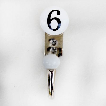 Number Ceramic Hooks -6