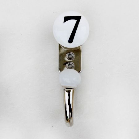 Number Ceramic Hooks -7