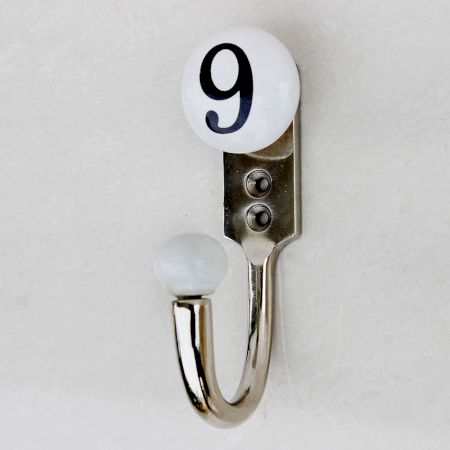 Number Ceramic Hooks -9