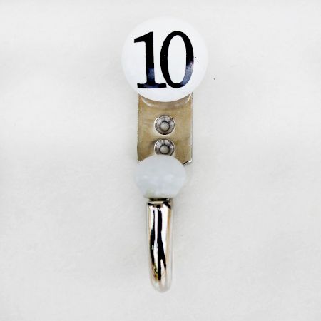 Number Ceramic Hooks -10