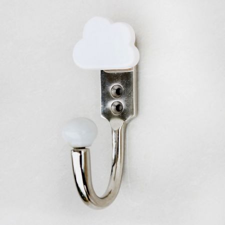 White Cloud Ceramic Hooks