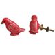 Summer Tanager Ceramic Bird Knob