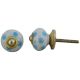 Blue Polka Small Knob
