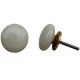 Cream Flat Knob