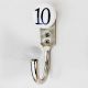 Number Ceramic Hooks -10