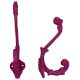 Pink Iron Hooks