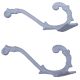 White Iron Hooks
