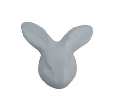 White Rabbit Face Ceramic Knob