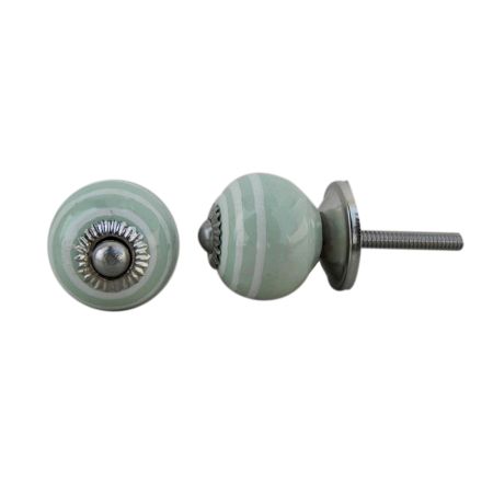 Green White Small Knob