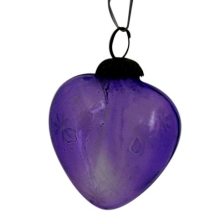 Purple Star Cut Christmas Hanging