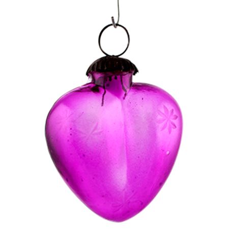 Pink Star Cut Christmas Hanging