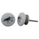 Black Bird Ceramic Knob