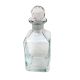 Square Shaped Decorative Glass Bottle