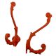 Orange Iron Hooks