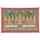 Pichwai Painting of Lord Krishna with Gopis and Cows
