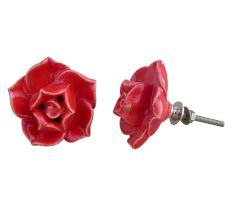 Red Flower Knob