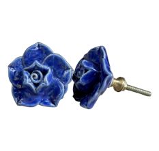 Blue Rose Knob