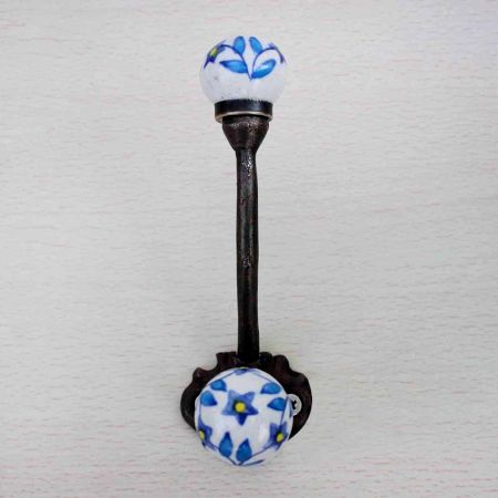 Blue Star Dot Iron Hook-EHG-10