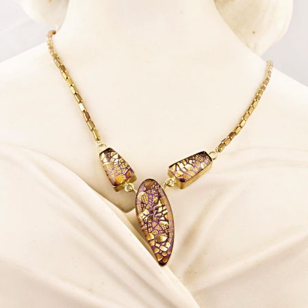 Golden Beabed Necklace New Designer Jewellery