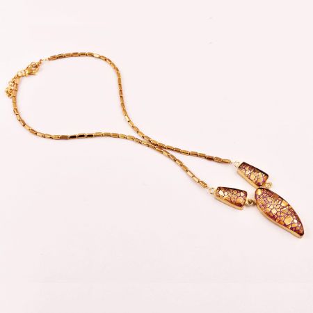 Golden Beabed Necklace New Designer Jewellery