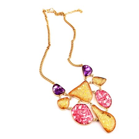 Bedecked Bib Necklace New Beautiful Jewellery