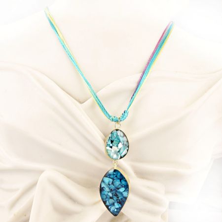 Turquoise Hangings Bead Necklace New Beautiful Jewellery