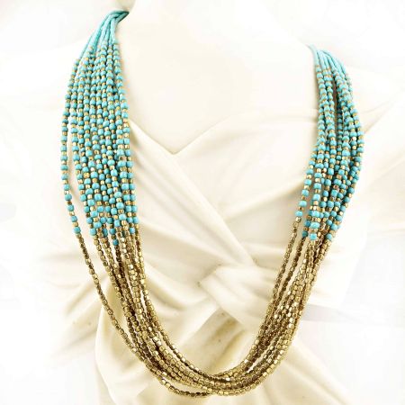 Waterfall Stringed Necklace New Beautiful Jewellery