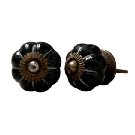 Black White Medium Knob