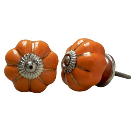 Solid Orange Melon Knob