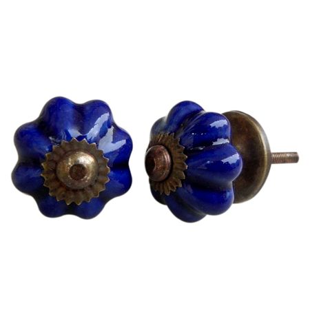 Navy Blue Knob Small