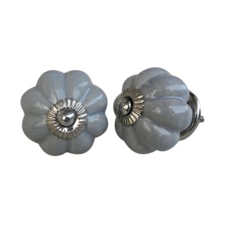 Light Grey Melon Knob